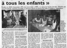 L'association J'SPR mise en lumière par la presse