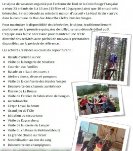 vacances croix rouge 1